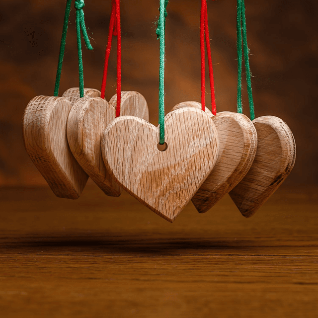 Christmas Tree decorations - Heart